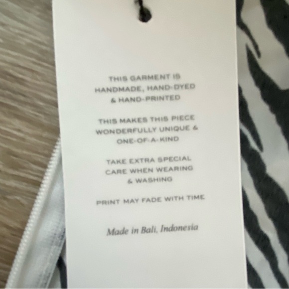 NWT Faithfull the Brand Marie Louise Midi Dress Blance Animal Print Size 4 - Picture 8 of 10